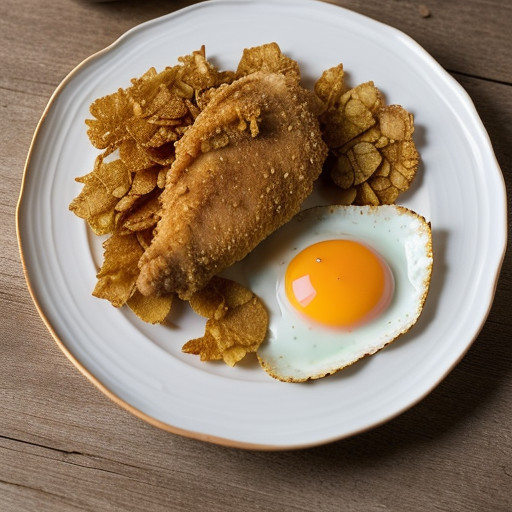 Oven-Fried Corn Flake Chicken recipe image