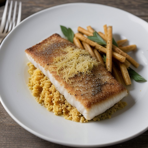 Oven Fried Ocean Whitefish Parmesan recipe image