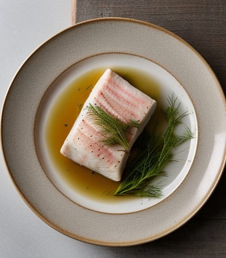 Oven-Poached Halibut recipe image