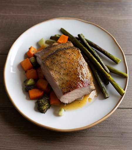 Oven-Roasted Pork 'N Vegetables recipe image