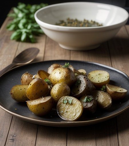 Oven-Roasted Potatoes and Onions recipe image