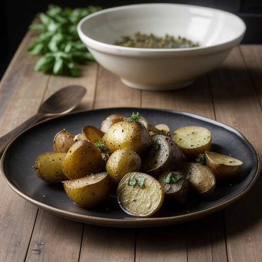 Oven-Roasted Potatoes and Onions recipe image