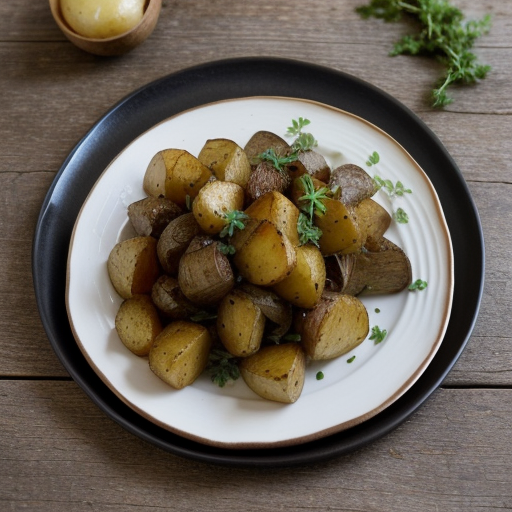 Oven-Roasted Potatoes and Onions recipe image
