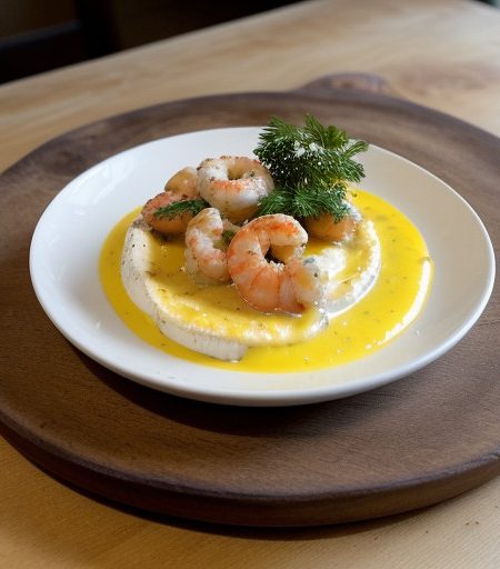Oven Shrimps & Cheese Fondue recipe image