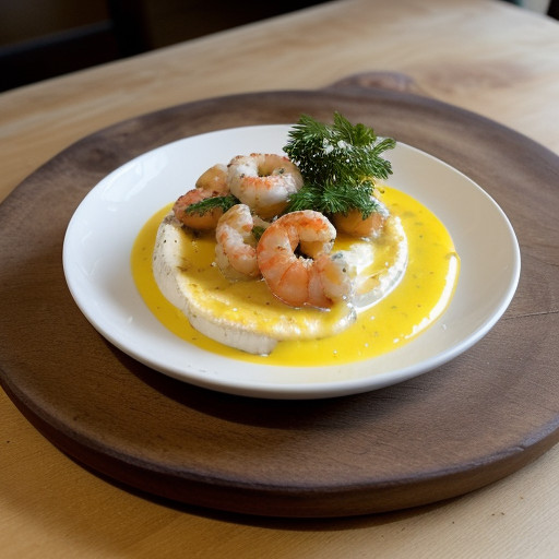Oven Shrimps & Cheese Fondue recipe image
