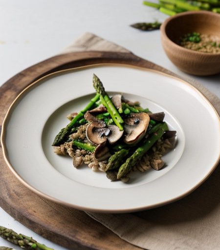 Ovo-Lacto: Asparagus/Mushroom Casserole recipe image