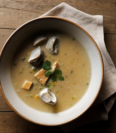 Oyster & Brie Soup recipe image