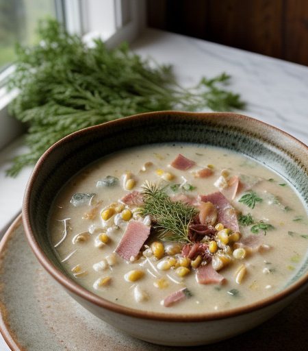Oyster Corn Chowder Wip recipe image