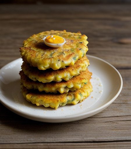 Oyster Corn Fritters (Welshkorn Eishtar-Puffe recipe image