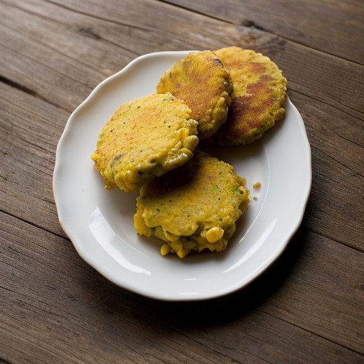 Oyster Corn Fritters (Welshkorn Eishtarpuffers recipe image