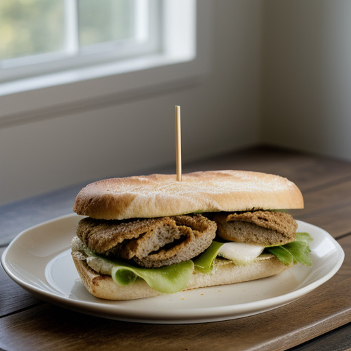 Oyster Po'boy Sandwich - Country Cooking recipe image