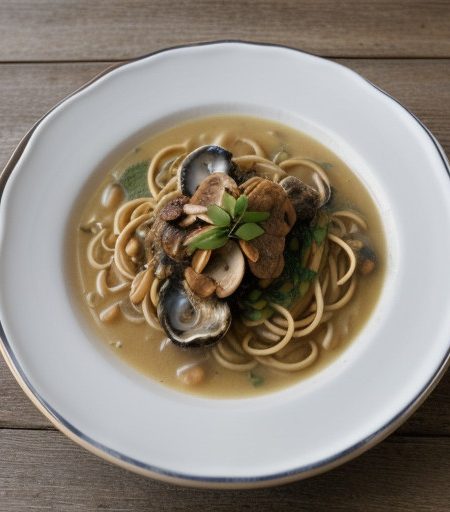 Oyster Spaghetti recipe image