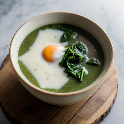 Oyster & Spinach Soup recipe image