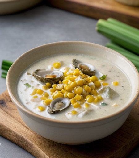 Oyster-and-Corn Chowder recipe image