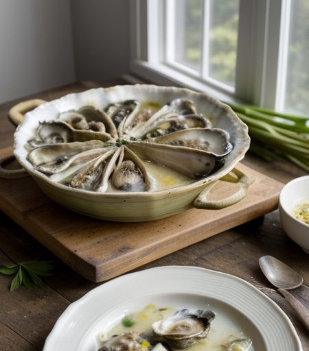 Oysters & Artichoke Casserole recipe image