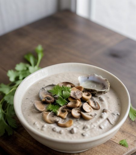 Oysters & Mushroom Dip recipe image