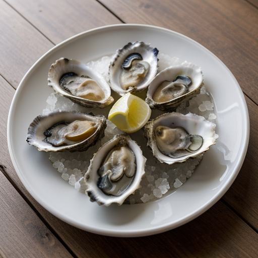Oysters With Roasted Garlic recipe image