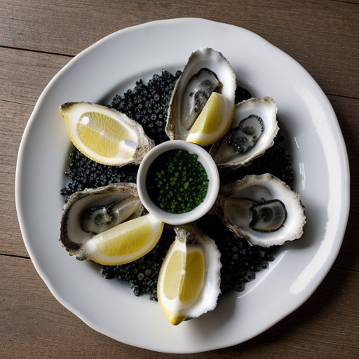 Oysters and Caviar recipe image