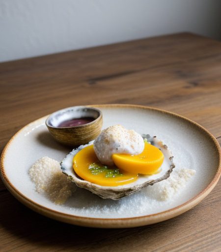 Oysters in Mango Remoulade recipe image