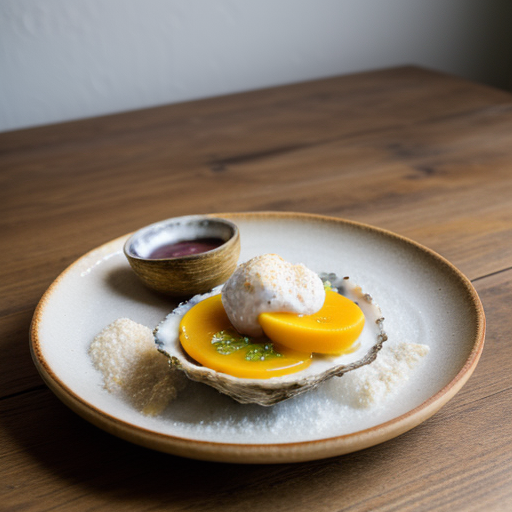 Oysters in Mango Remoulade recipe image