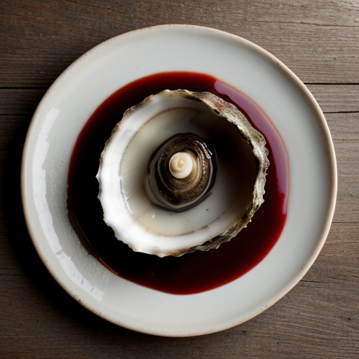 Oysters on the Half Shell With Red Wine Vineg recipe image