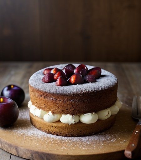 PLUM CAKE - Country Cooking recipe image