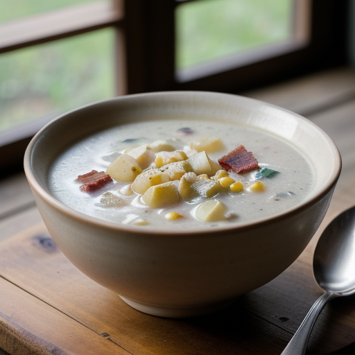 Pacific Clam & Corn Chowder recipe image