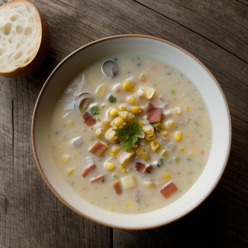 Pacific Clam and Corn Chowder recipe image