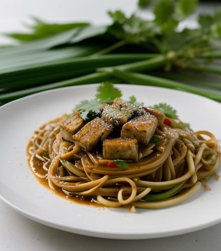 Pad Thai Pseudo-Vegetarian Style recipe image