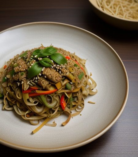 Pad Thai Stir-Fried Rice Ribbon Noodles recipe image