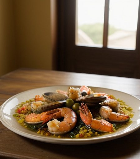Paella *** Guy -- recipe image