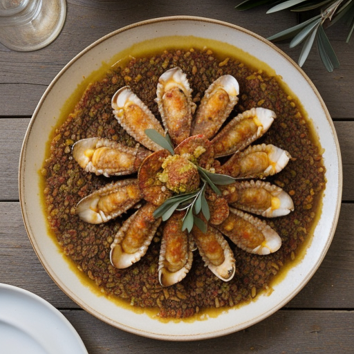 Paella Style Seafood and Chicken Topping recipe image