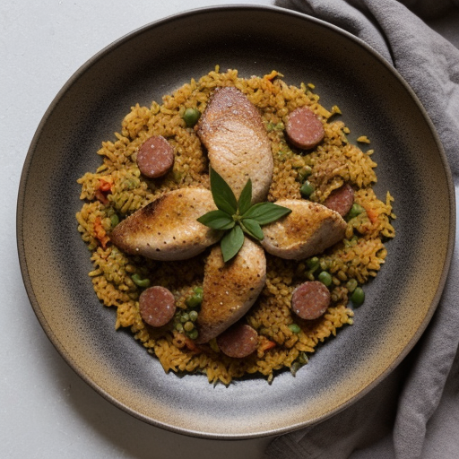 Paella (Usa Rice recipe image
