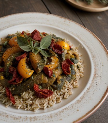 Paella W/ Sun-Dried Tomatoes recipe image