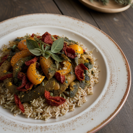 Paella W/ Sun-Dried Tomatoes recipe image