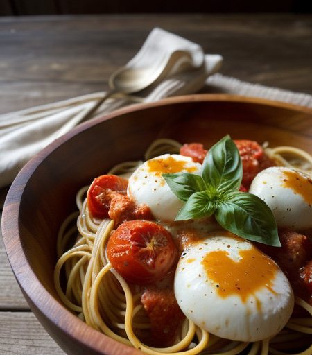 Paglia E Fieno (Straw and Hay With Fresh Tomato Sauce)-Cl recipe image