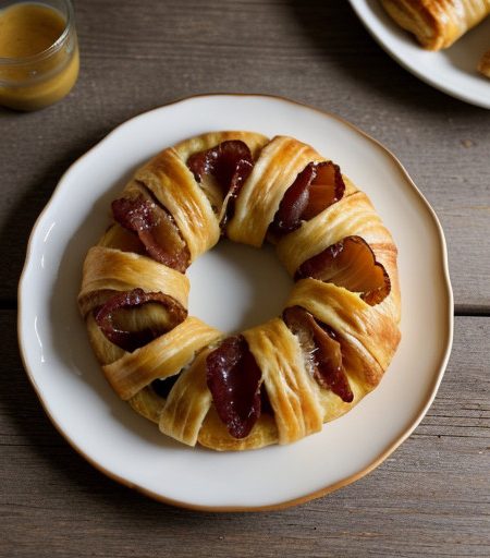 Palmiers With Honey Mustard & Prosciutto recipe image