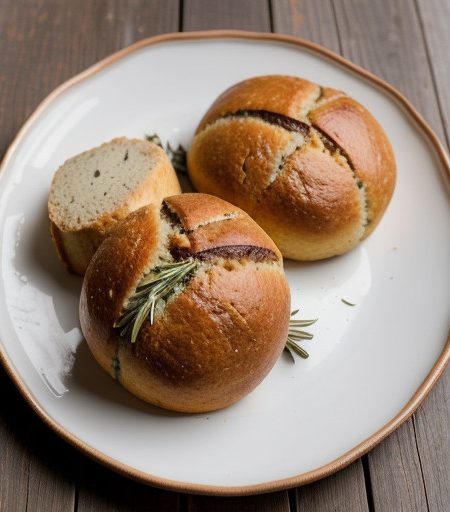 Pan De Ramerino (Rosemary Buns recipe image