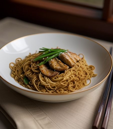 Pan-Fried Noodles recipe image