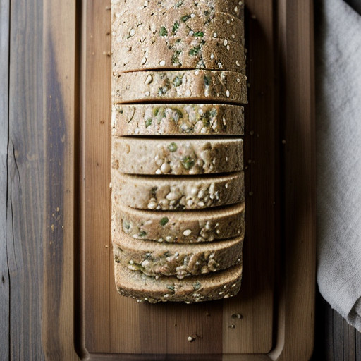Pan "Fried" Whole Wheat Savory Bread (Savory recipe image