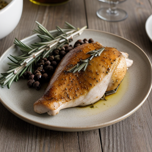 Pan-Roasted Chicken With Garlic and Rosemary recipe image