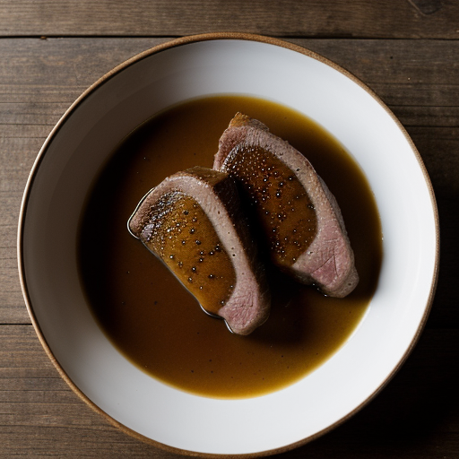 Pan-Seared Veal Chops With Apple-Bourbon Sauce and East T recipe image