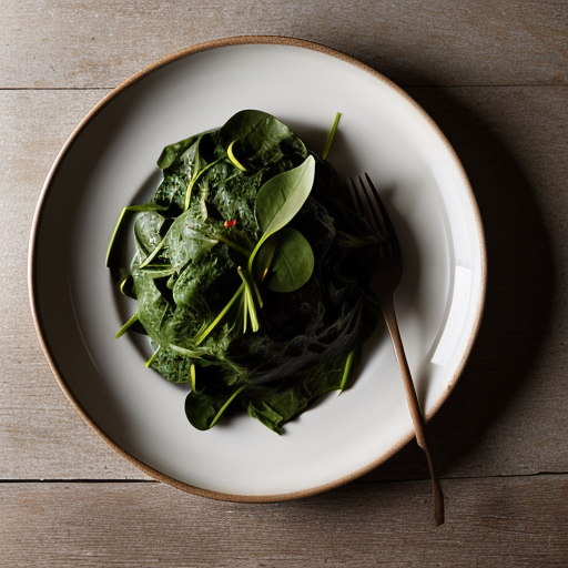 Pan-Wilted Winter Greens With Fresh Ginger (H recipe image