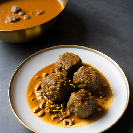 Panang Loog Chin Nua (Thai Meatballs Panang C recipe image