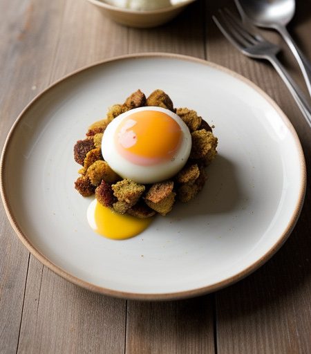 Paneed Chicken With Potato-Andouille Hash - Bon Appetit recipe image