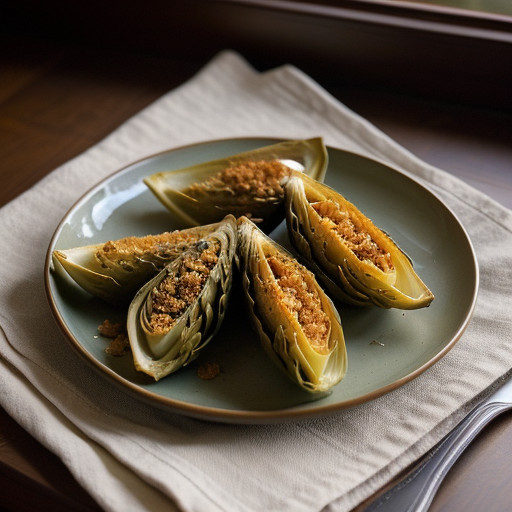 Pansotti Triangles With Artichokes Like Genoa recipe image