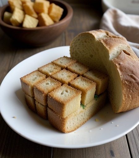 Panzanelea (French Bread Salad recipe image