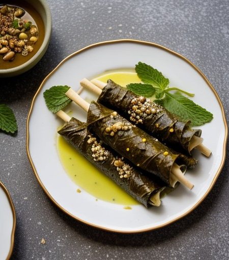 Papadakas Taverna Greek Stuffed Grape Leaves recipe image