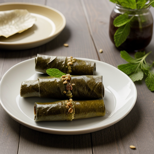 Papadakis Stuffed Grape Leaves recipe image