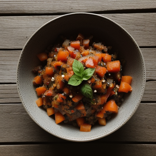 Papaya~ Pepper Relish (Rubey recipe image